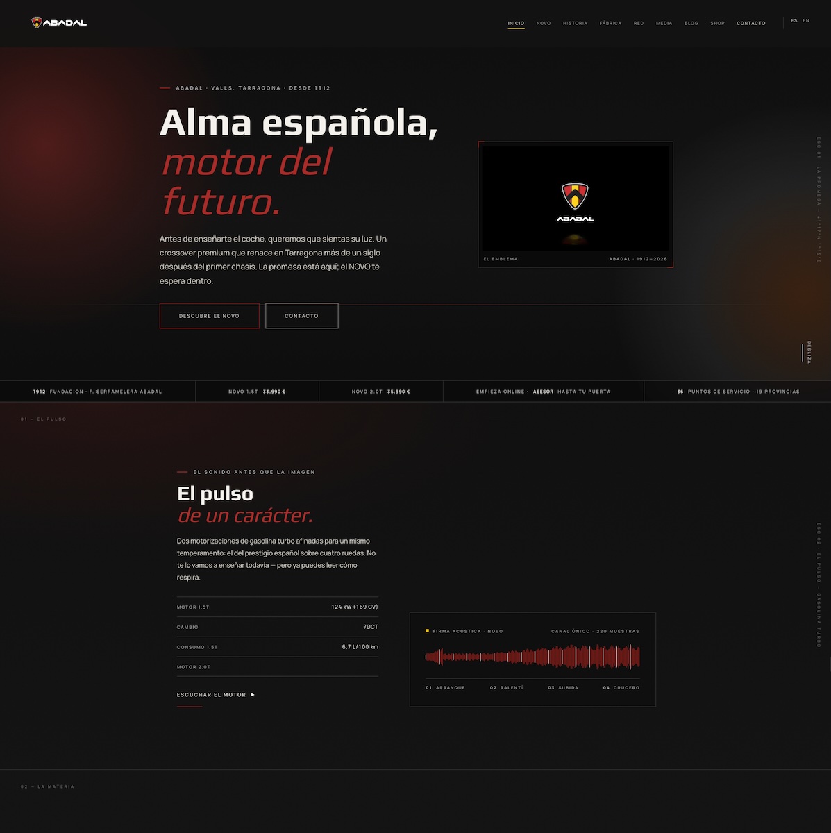 Proyecto web de Abadal