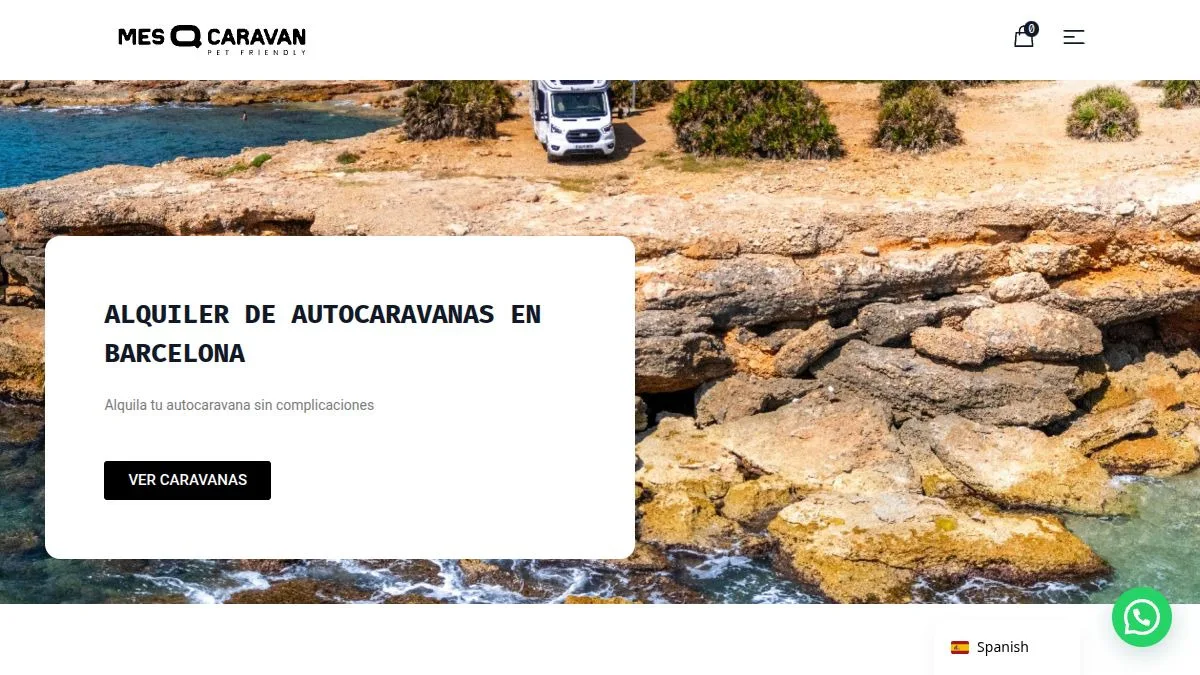 Website project for MesQCaravan